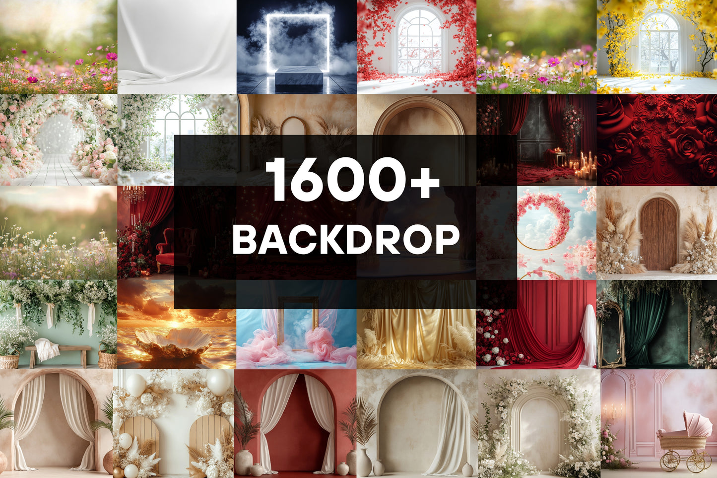 4000+ Maternity Digital Backdrops & Photo Overlays Bundle for Photoshop, Studio Photography Composite Pack, High Quality JPG Textures