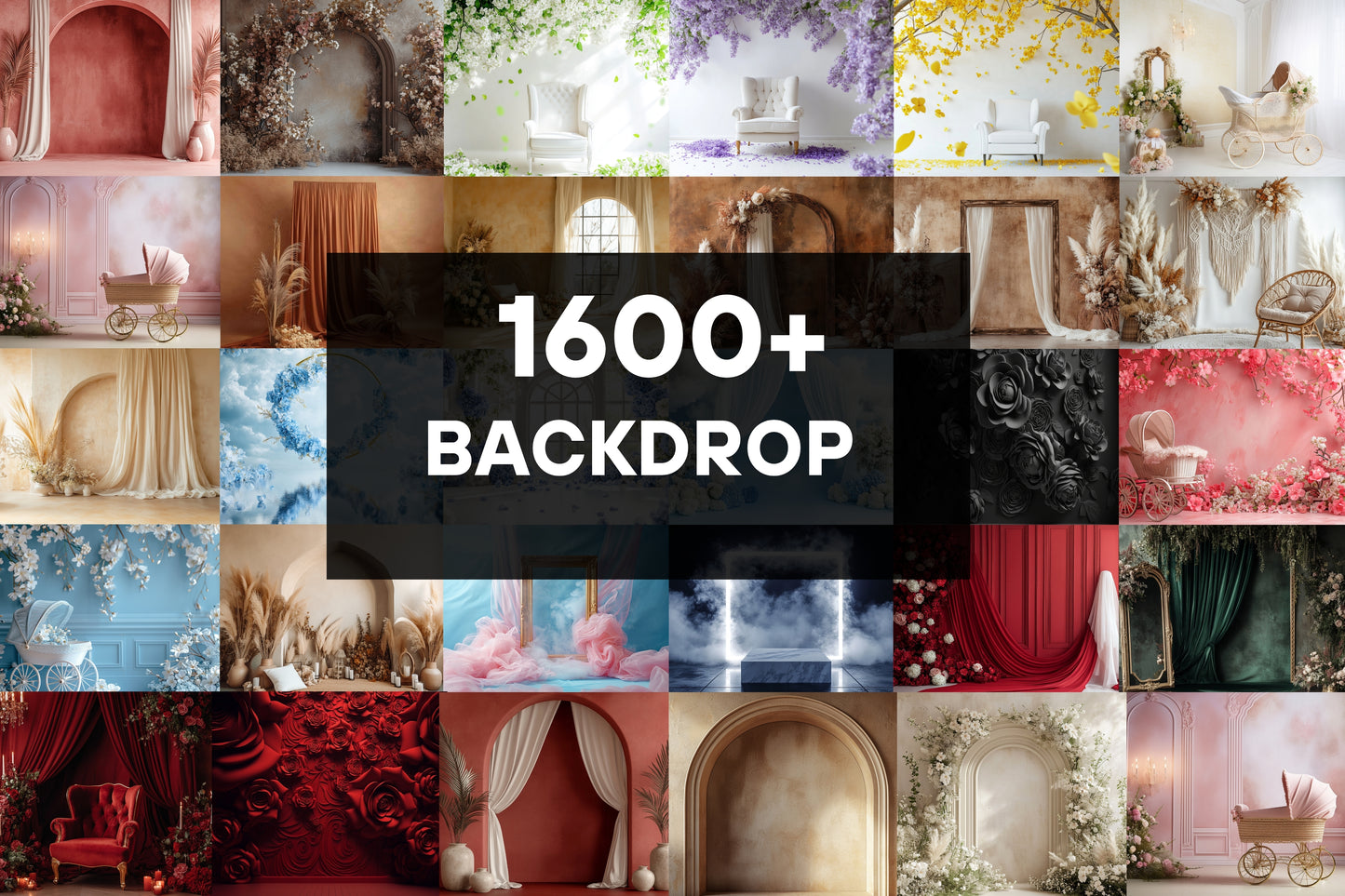 4000+ Maternity Digital Backdrops & Photo Overlays Bundle for Photoshop, Studio Photography Composite Pack, High Quality JPG Textures