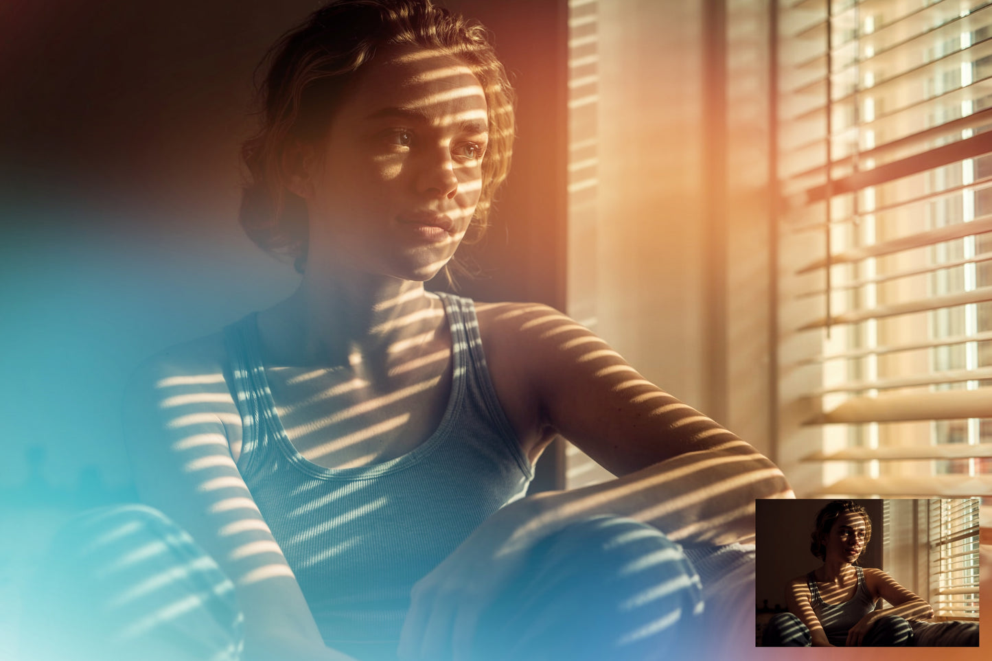Prism Light Overlays for Photoshop, Rainbow Lens Flare and Crystal Refraction PNGs, Colorful Light Leak Effects for Portrait Photography