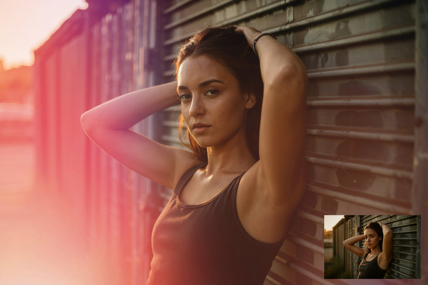 Prism Light Overlays for Photoshop, Rainbow Lens Flare and Crystal Refraction PNGs, Colorful Light Leak Effects for Portrait Photography